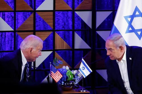 U.S. President Biden visits Israel amid the ongoing conflict between Israel and Hamas