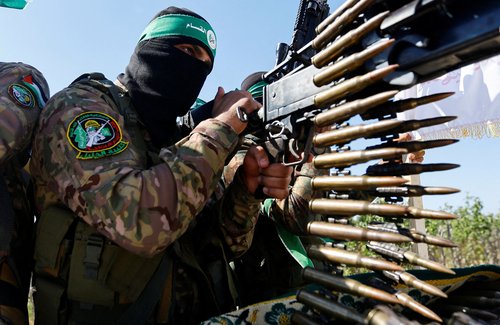 FILE PHOTO: FILE PHOTO: Hamas armed wing holds military parade in Gaza