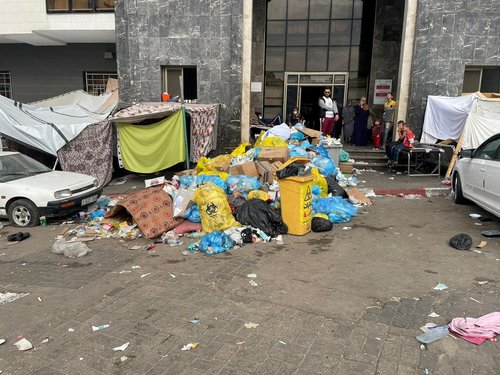 Scenes from Al Shifa hospital amid Israel's ground operation in Gaza City