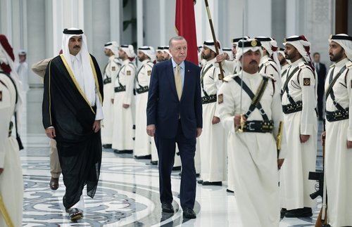 Turkish President Erdogan visits Qatar
