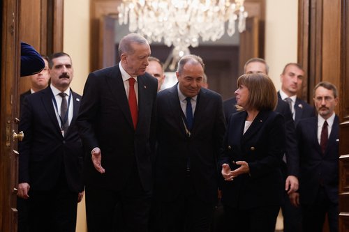 Turkey's President Tayyip Erdogan visits Greece