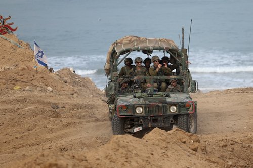 Ground operation of the Israeli army against Palestinian Islamist group Hamas in northern Gaza