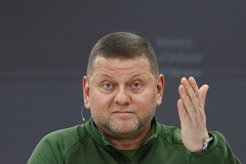 UAF Commander in Chief Zaluzhnyi holds a press conference in Kyiv