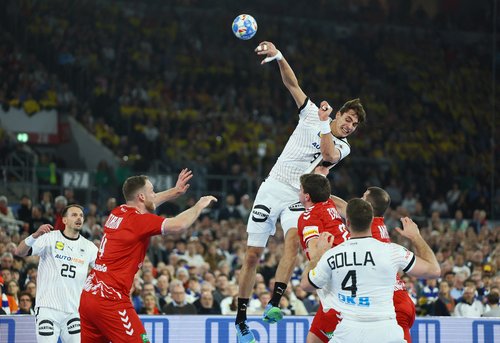 EHF 2024 Men's European Handball Championship - Preliminary Round - Group A - Germany v Switzerland