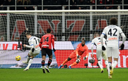 Coppa Italia - Quarter Final - AC Milan v Atalanta