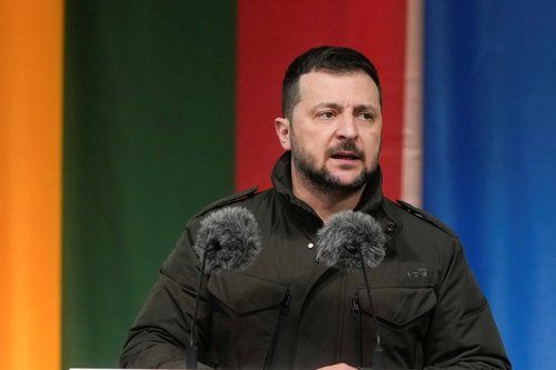 Ukraine's President Zelenskiy visits Lithuania