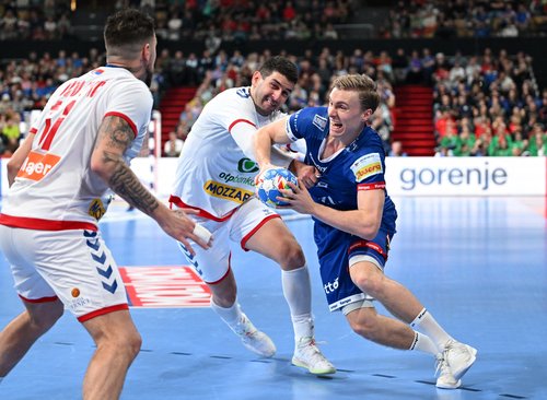 EHF 2024 Men's European Handball Championship - Preliminary Round - Group C - Iceland v Serbia