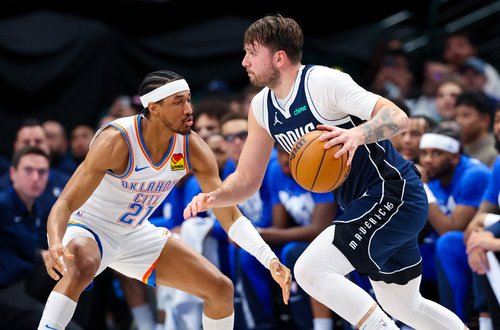 NBA: Oklahoma City Thunder at Dallas Mavericks