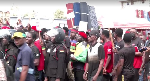 ghana protest