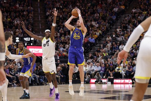 NBA: Golden State Warriors at Utah Jazz