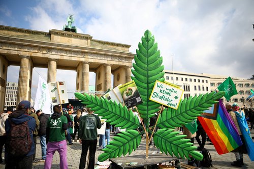 FILE PHOTO: "World Stoner Day" in Berlin