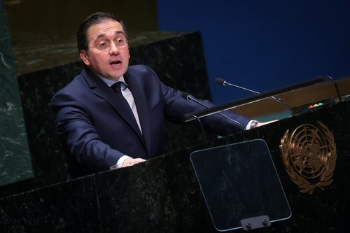 United Nations General Assembly holds meeting on Ukraine ahead of 2nd anniversary of Russian invasion, at U.N. headquarters in New York