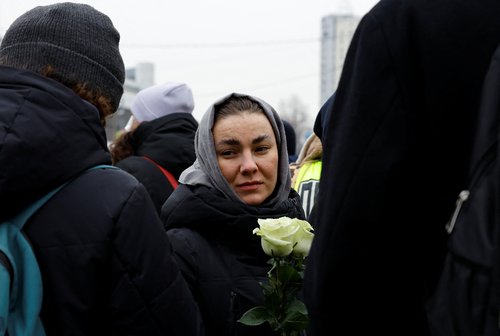 Funeral of Russian opposition leader Alexei Navalny