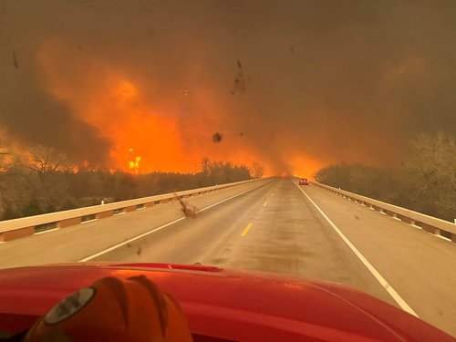 Wildfires in Texas