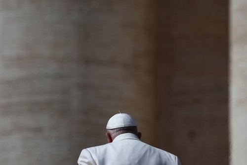 Pope Francis holds a weekly audience at the Vatican