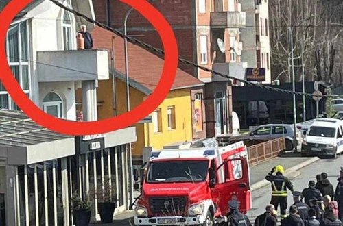 gradiska prijetnja plinskom bocom