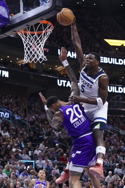 NBA: Minnesota Timberwolves at Utah Jazz