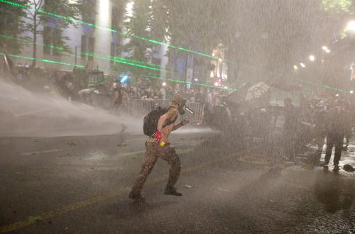 Protesters in Georgia rally against 'foreign agent' bill