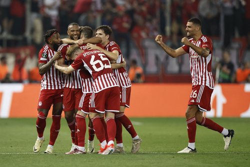 Europa Conference League - Semi Final - Second Leg - Olympiacos v Aston Villa