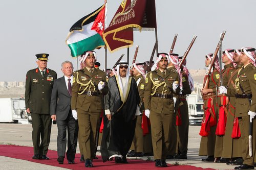 Kuwait's Emir Sheik Meshal al-Ahmad al-Sabah visits Jordan