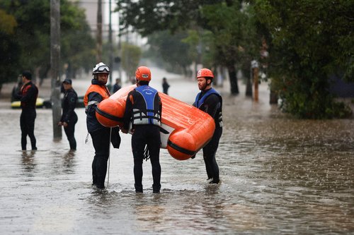 Flooding due to heavy rains in Rio Grande do Sul