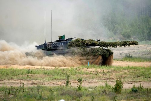 Quadriga 2024 NATO military exercise in Pabrade