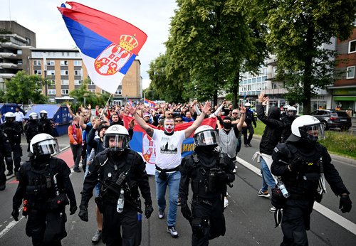 Euro 2024 - Fans gather before Serbia v England