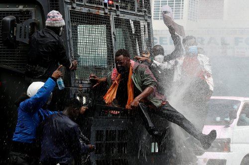 Demonstration against Kenya's proposed finance bill 2024/2025 in Nairobi