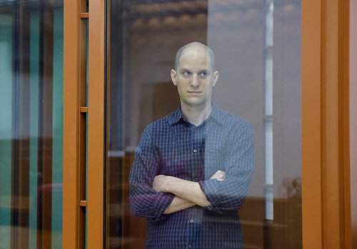 U.S. reporter Gershkovich stands trial in Russia