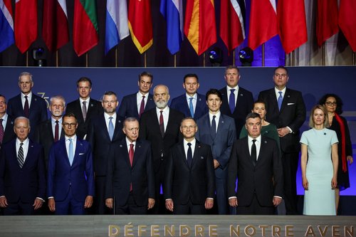 Commemoration of the 75th anniversary of the alliance at a NATO event, in Washington