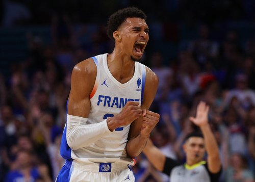 Basketball - Men's Group Phase - Group B - France vs Brazil