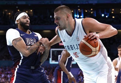 Basketball - Men's Group Phase - Group C - Serbia vs United States of America