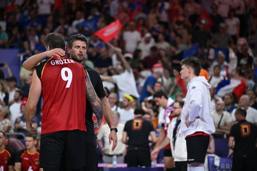 Volleyball - Men's Quarterfinals - France vs Germany