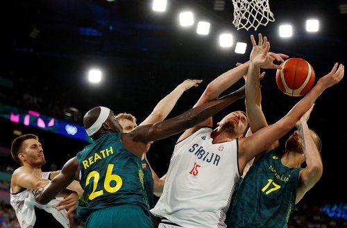 Basketball - Men's Quarterfinal - Serbia vs Australia