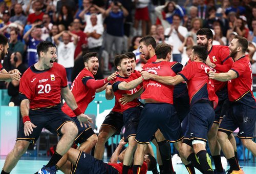 Handball - Men's Quarterfinal - Spain vs Egypt