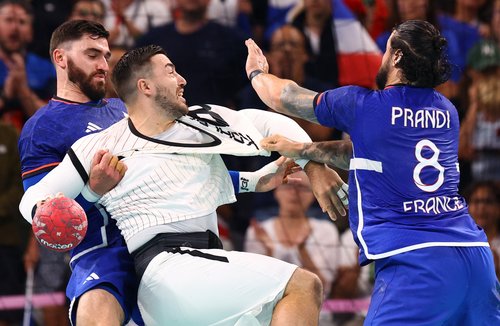 Handball - Men's Quarterfinal - Germany vs France