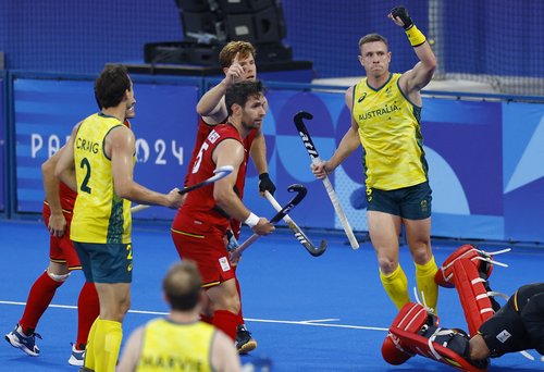 Hockey - Men's Pool B - Australia vs Belgium