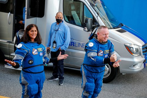 FILE PHOTO: Boeing's Starliner-1 Crew Flight Test (CFT) mission on a United Launch Alliance Atlas V rocket to the International Space Station, in Cape Canavera
