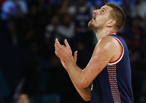Basketball - Men's Semifinal - United States vs Serbia