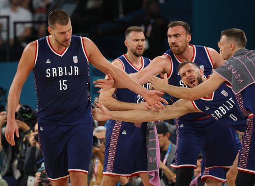 Basketball - Men's Semifinal - United States vs Serbia