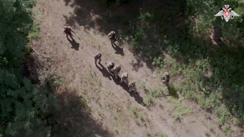 Russian Defence Ministry releases video of captured Ukrainian soldiers in Kursk region