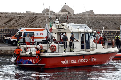 Rescue operations continue after a luxury yacht sank off Sicily