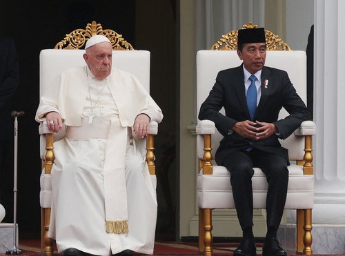 Pope Francis visits Jakarta, Indonesia