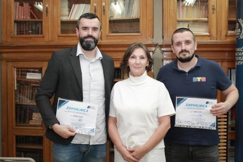 Prof. dr. Maksić i braća Fatić