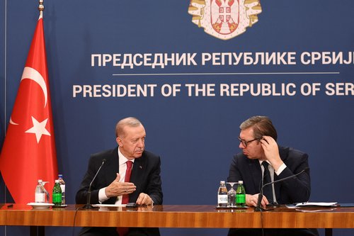 Turkish President Erdogan visits Serbia