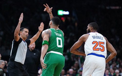 NBA: New York Knicks at Boston Celtics