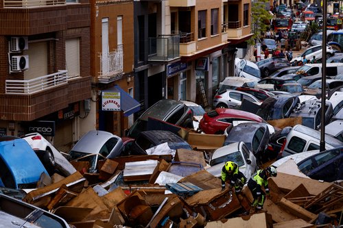 Aftermath of floods in Valencia
