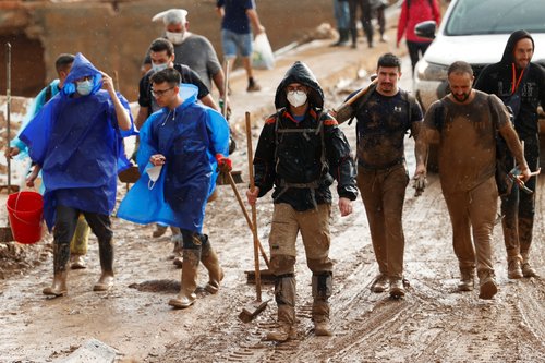 Aftermath of floods in Spain