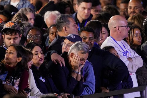2024 U.S. Presidential Election Night, at Howard University, in Washington