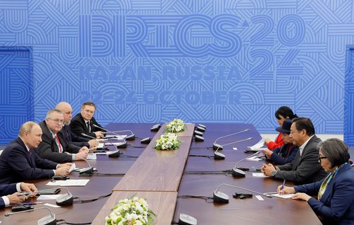 Russia's President Putin and Bolivia's President Arce meet in Kazan